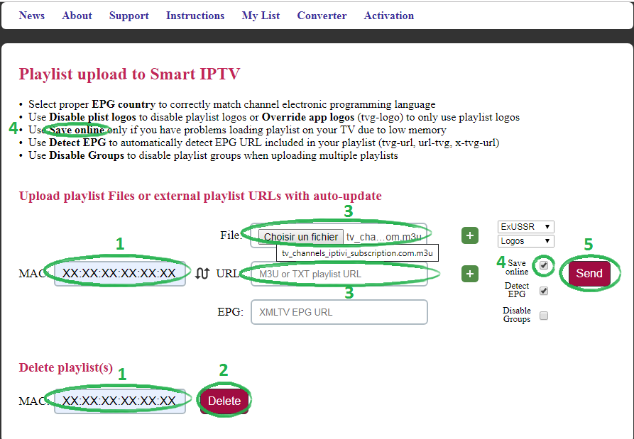 IPTV on SMART IPTV app